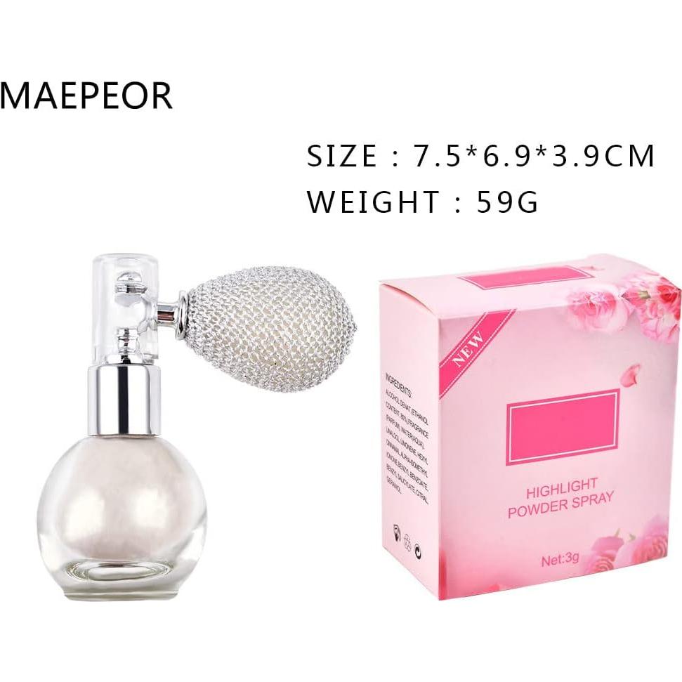 Spray Brillo Corporal MAEPEOR 30g Color T04 Bronce