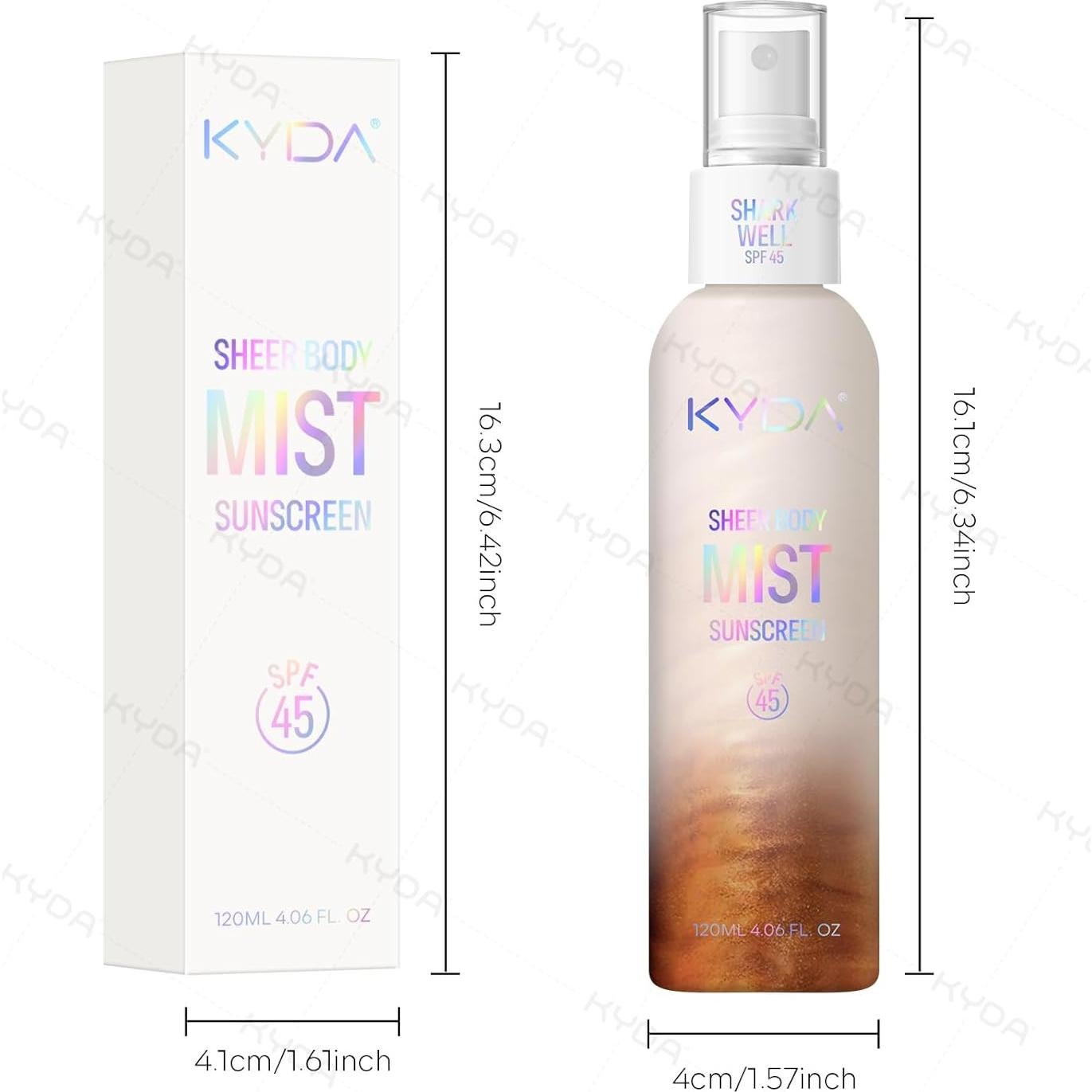 Bruma Solar Corporal KYDA SPF 45 Hidratante 120 ml