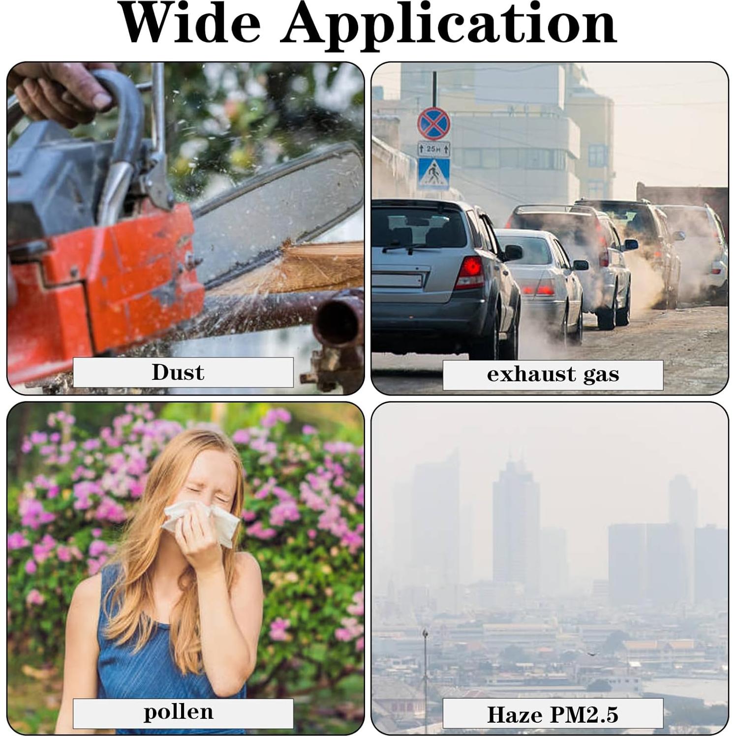 50 Filtros Nasales Desechables ElevateTech para Polvo y Olores