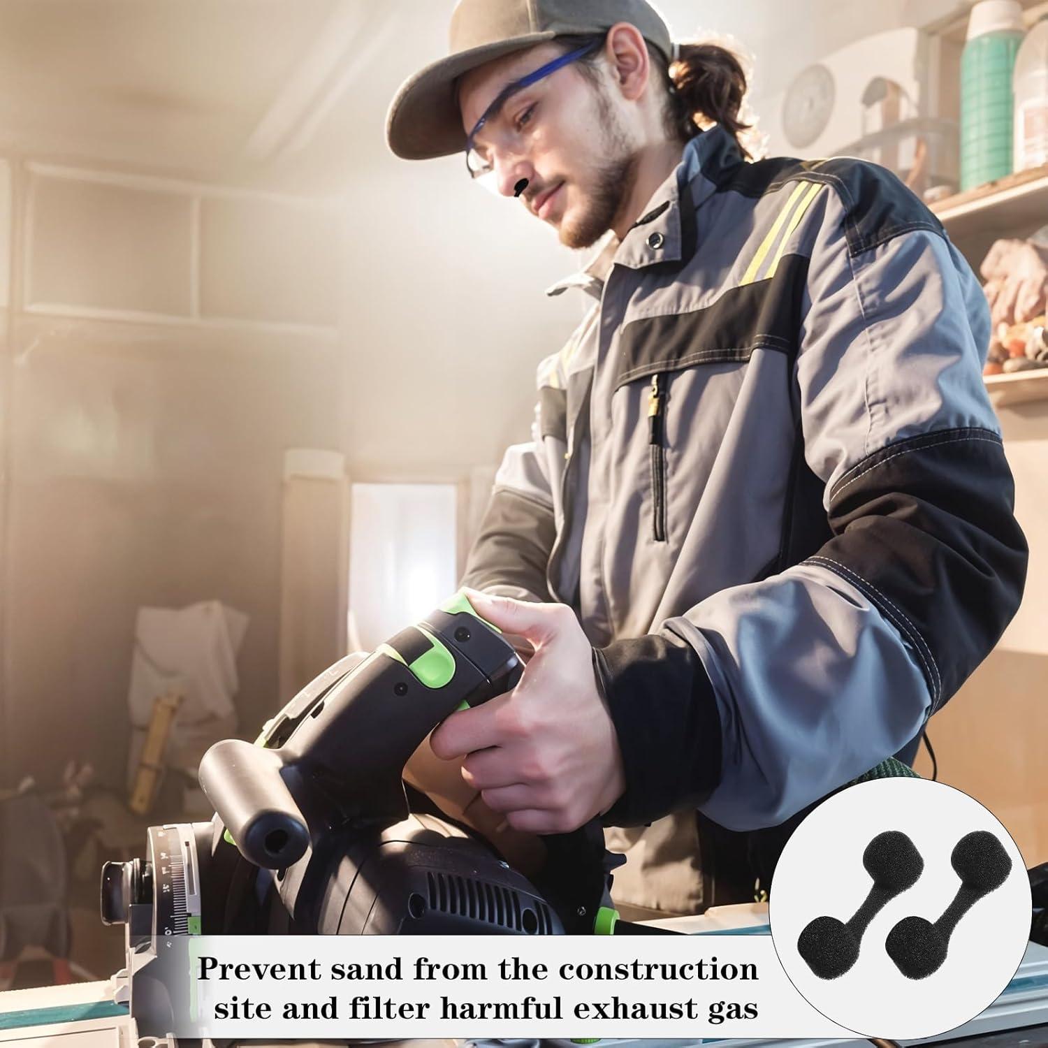 50 Filtros Nasales Desechables ElevateTech para Polvo y Olores