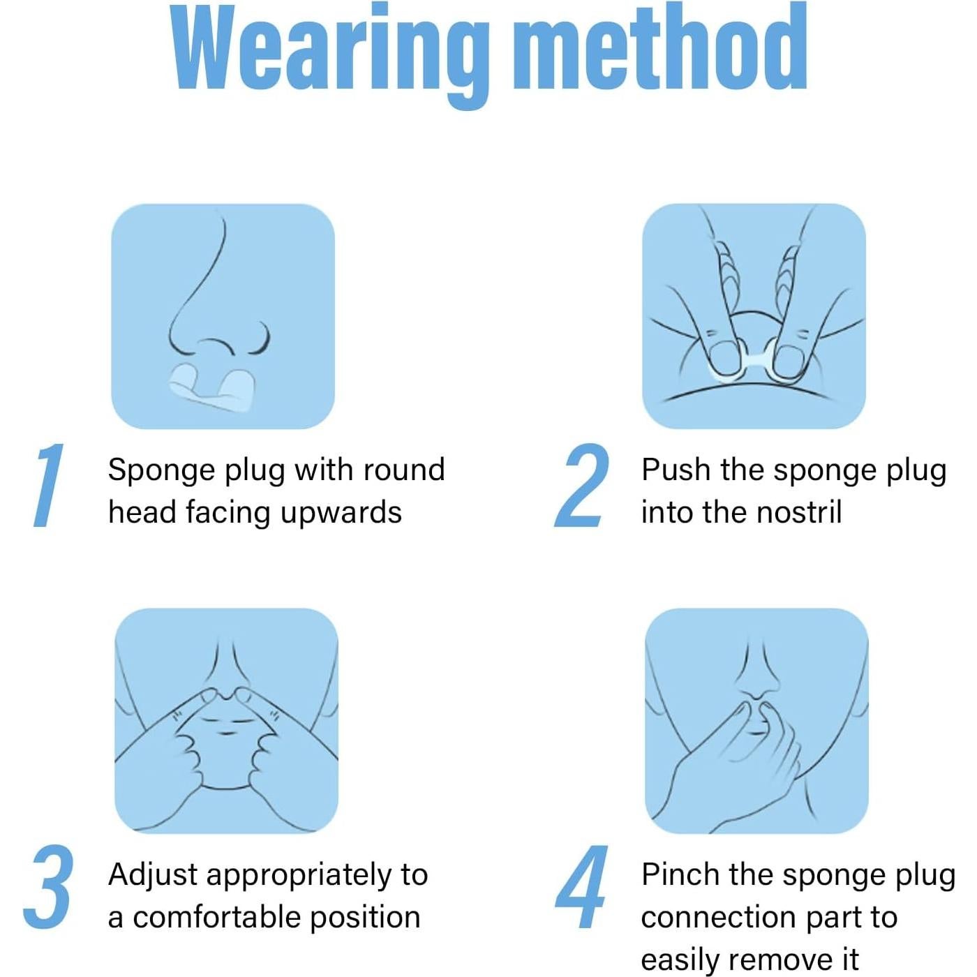 100 Filtros Nasales Desechables Dimeho para Polvo y Alergias