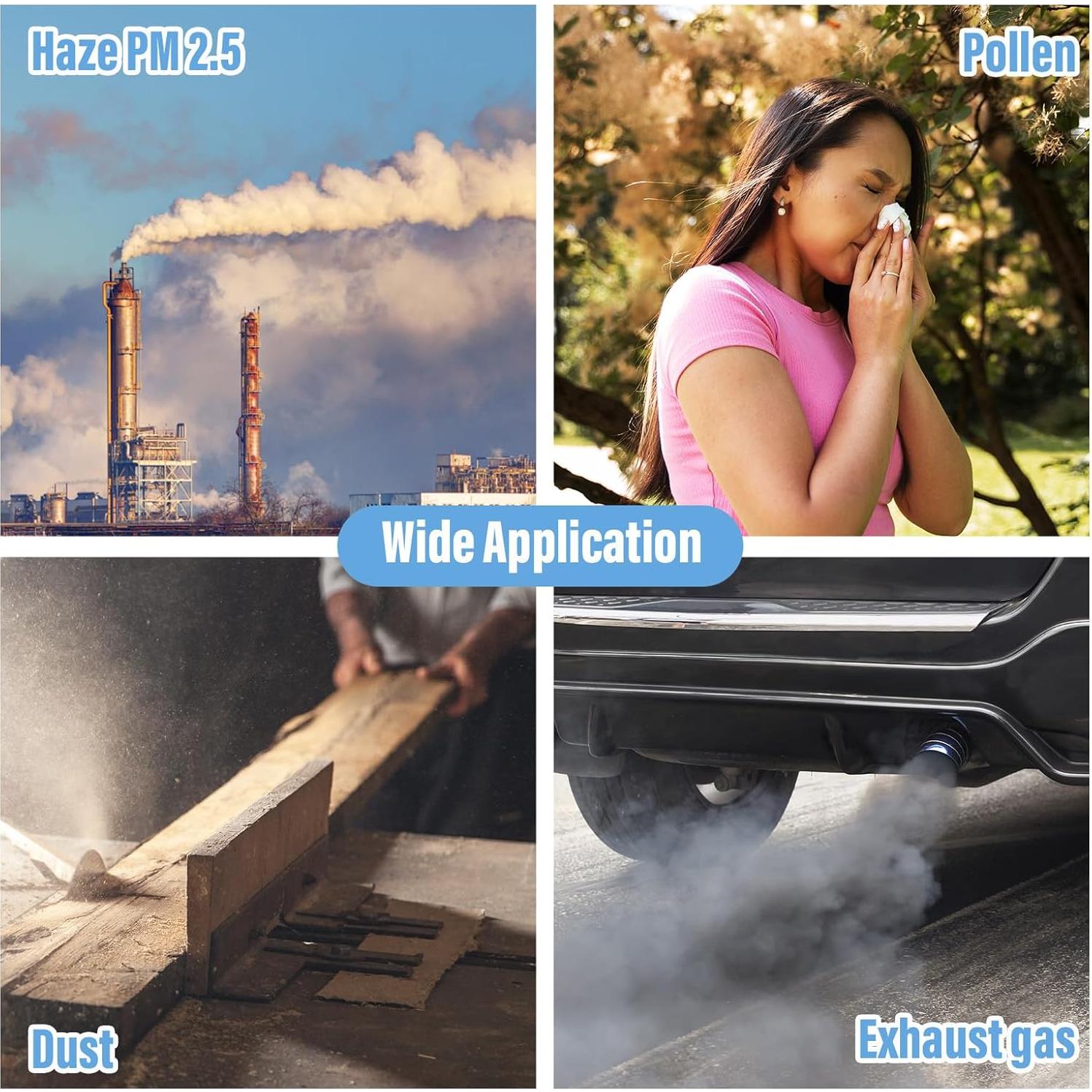 100 Filtros Nasales Desechables Dimeho para Polvo y Alergias