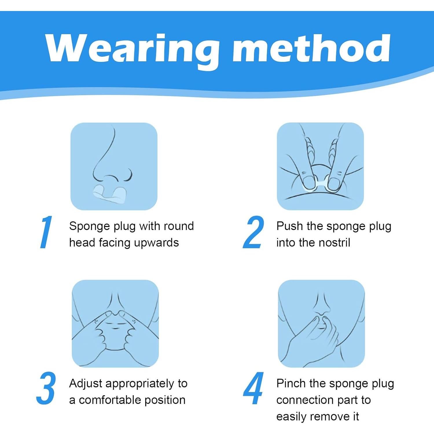 50 Filtros Desechables Nasales COMNICO para Protección Polvo