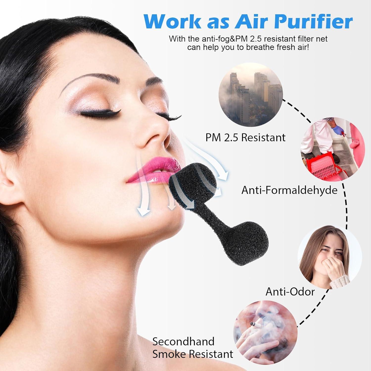 50 Filtros Desechables Nasales COMNICO para Protección Polvo