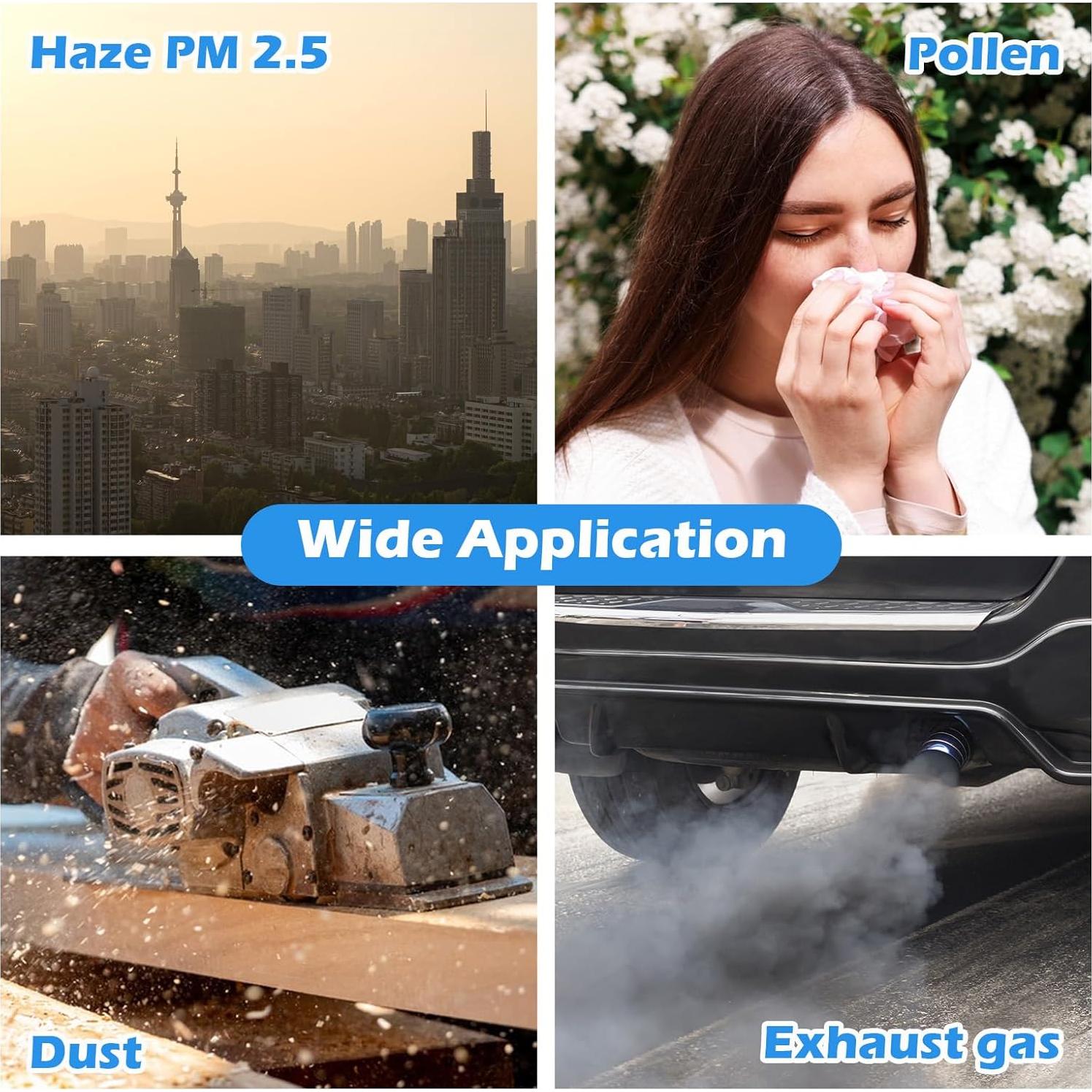 50 Filtros Desechables Nasales COMNICO para Protección Polvo