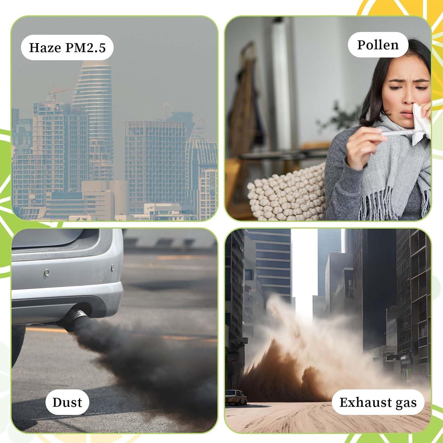 50 Filtros Nasales Desechables AHQiZFX para Alergias y Polvo