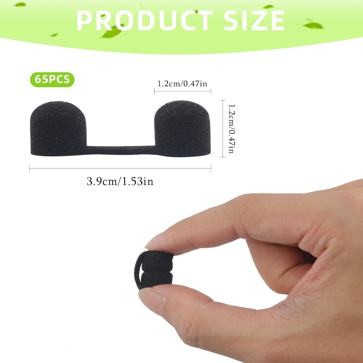 Filtros de Nariz Desechables Notoke 65 Piezas para Polvo y Olores