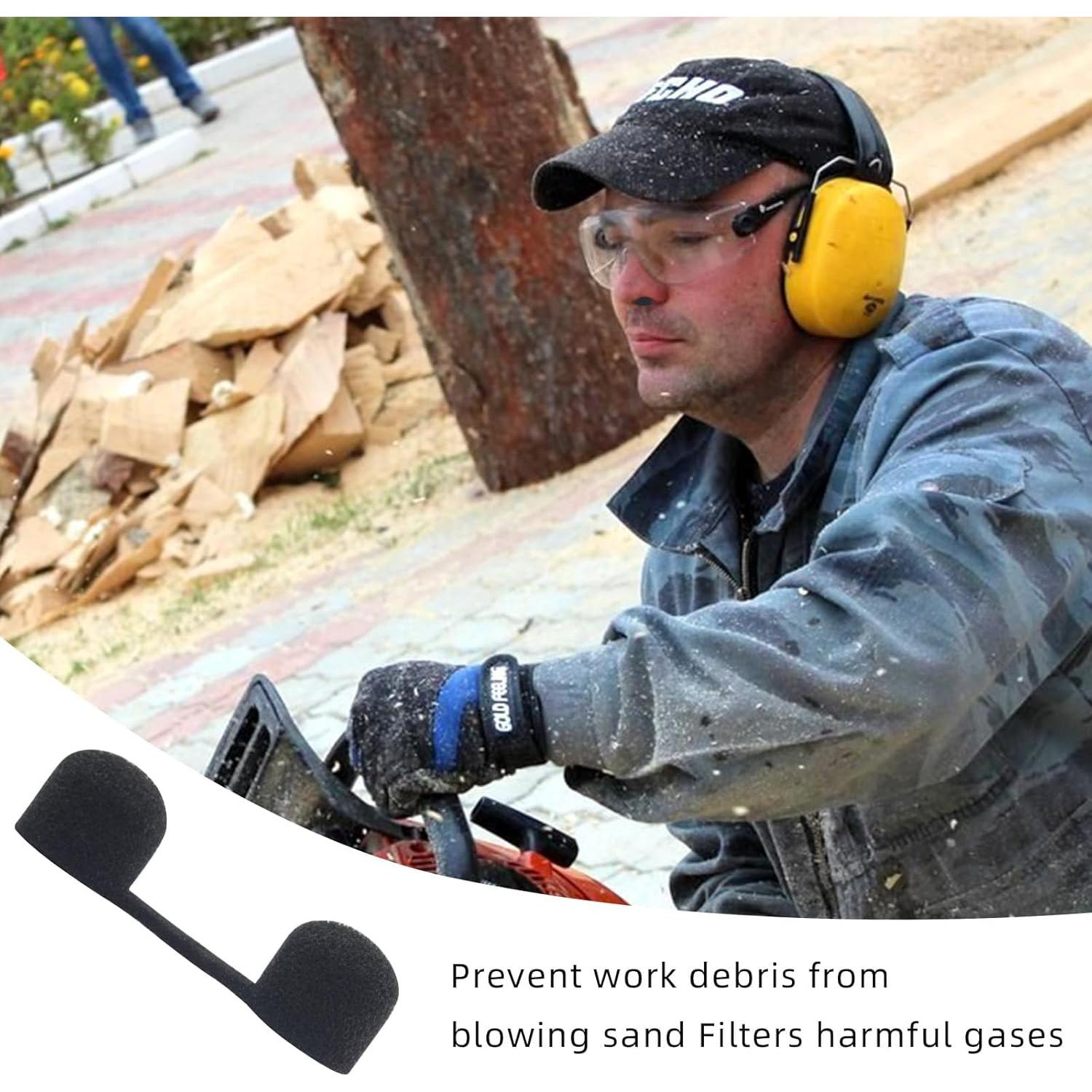 Filtros de Nariz Desechables Notoke 65 Piezas para Polvo y Olores