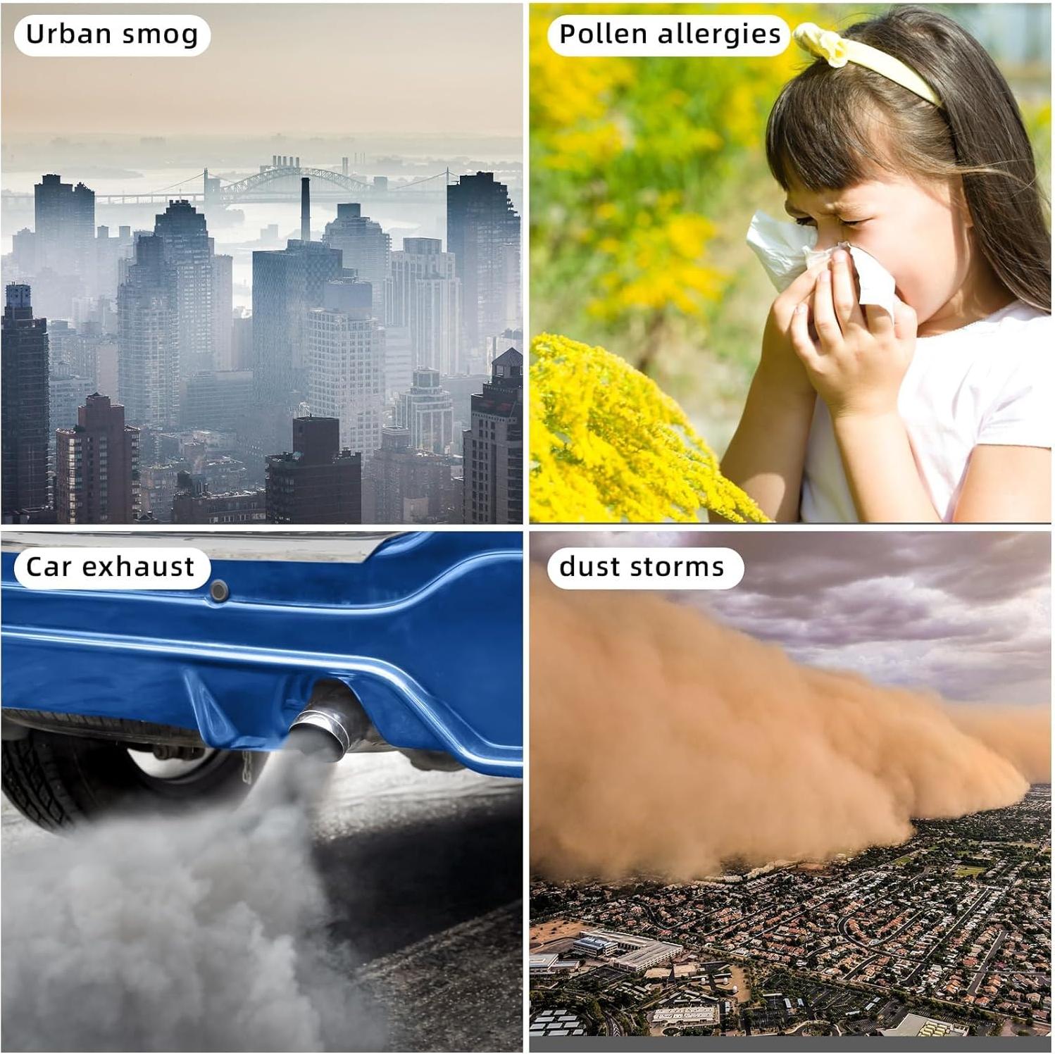 Filtros de Nariz Desechables Notoke 65 Piezas para Polvo y Olores