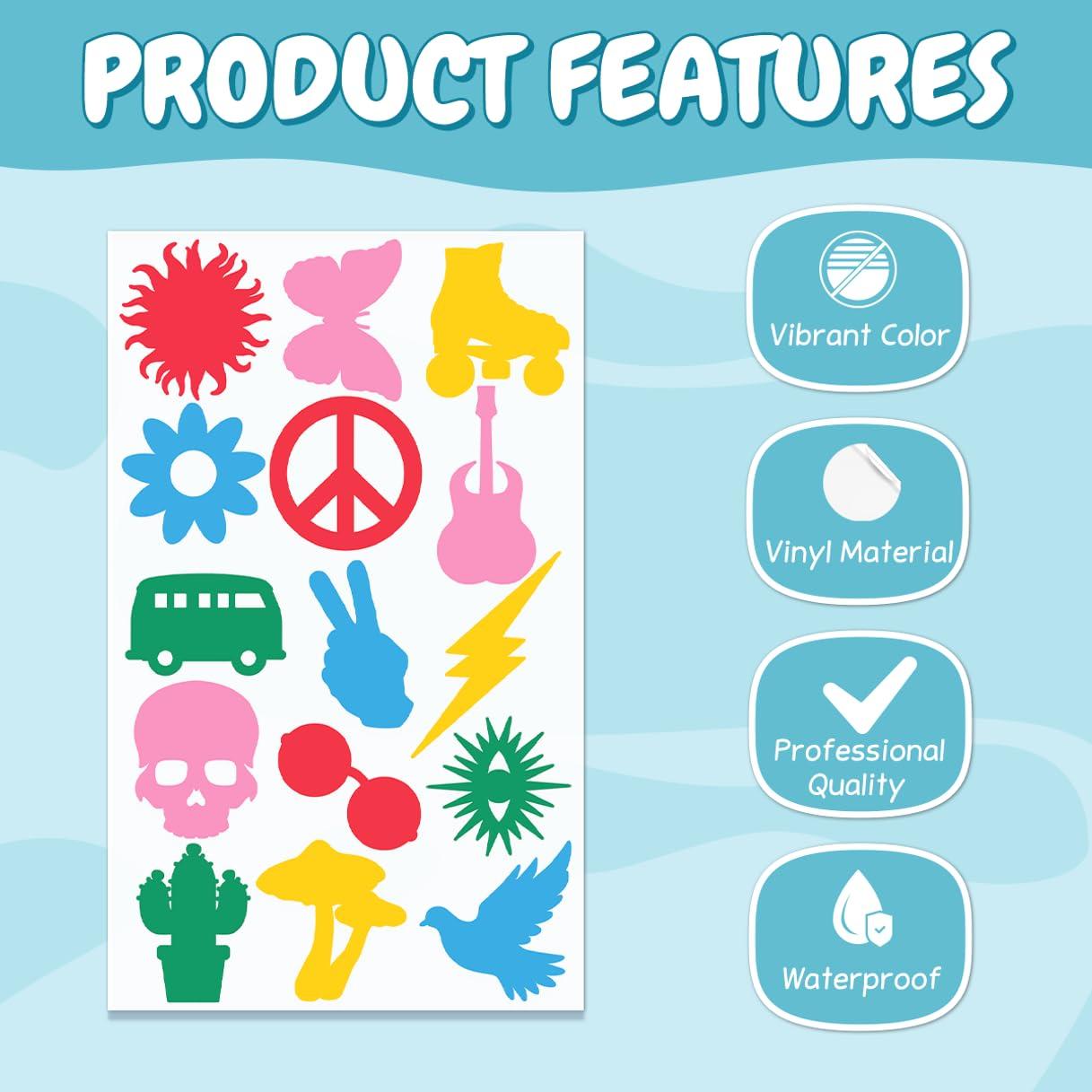 75 Stickers de Bronceado RABOWA - Vinilo Tatuaje Diverso