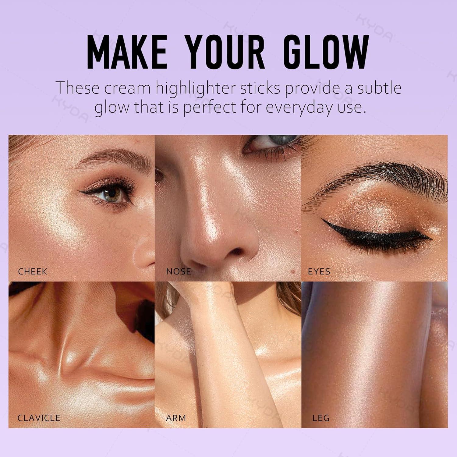 Stick Iluminador Ownest 3.5g - Crema Brillante para Cara y Cuerpo