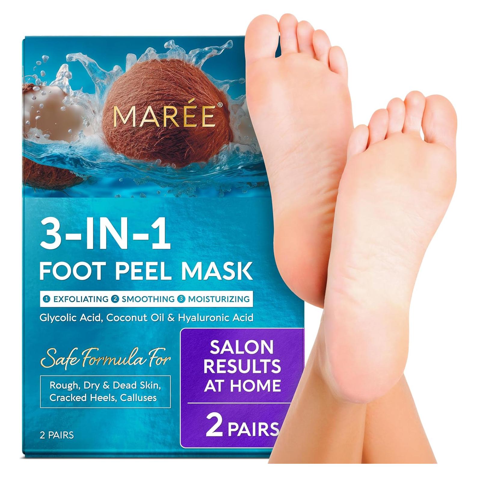 Mascarilla Exfoliante para Pies MAREE - Hidratante y Suavizante