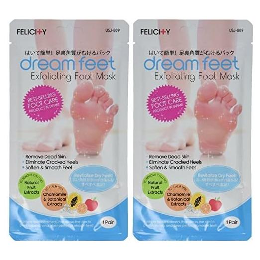 Daiwa Felicity Dream Feet Máscara Exfoliante para Pies - 2 Pares