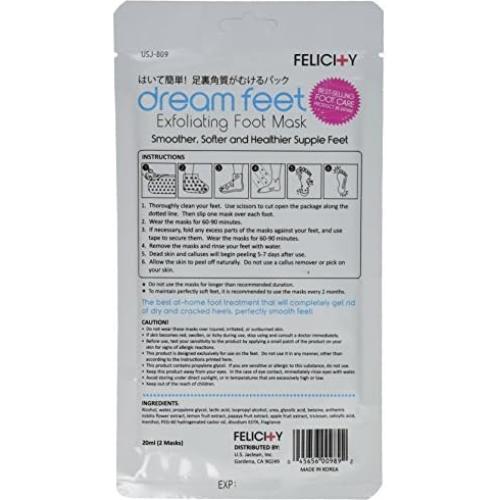 Daiwa Felicity Dream Feet Máscara Exfoliante para Pies - 2 Pares