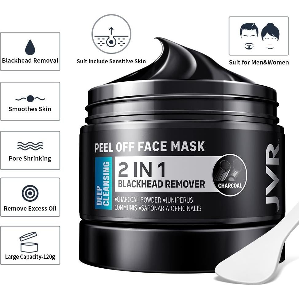 Mascarilla Peel Off JVR 240 ml - Removedora de Puntos Negros