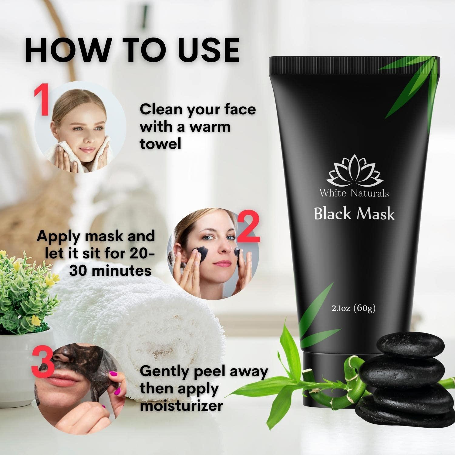 Mascarilla Facial Peel-Off Carbón White Naturals 56.7 g