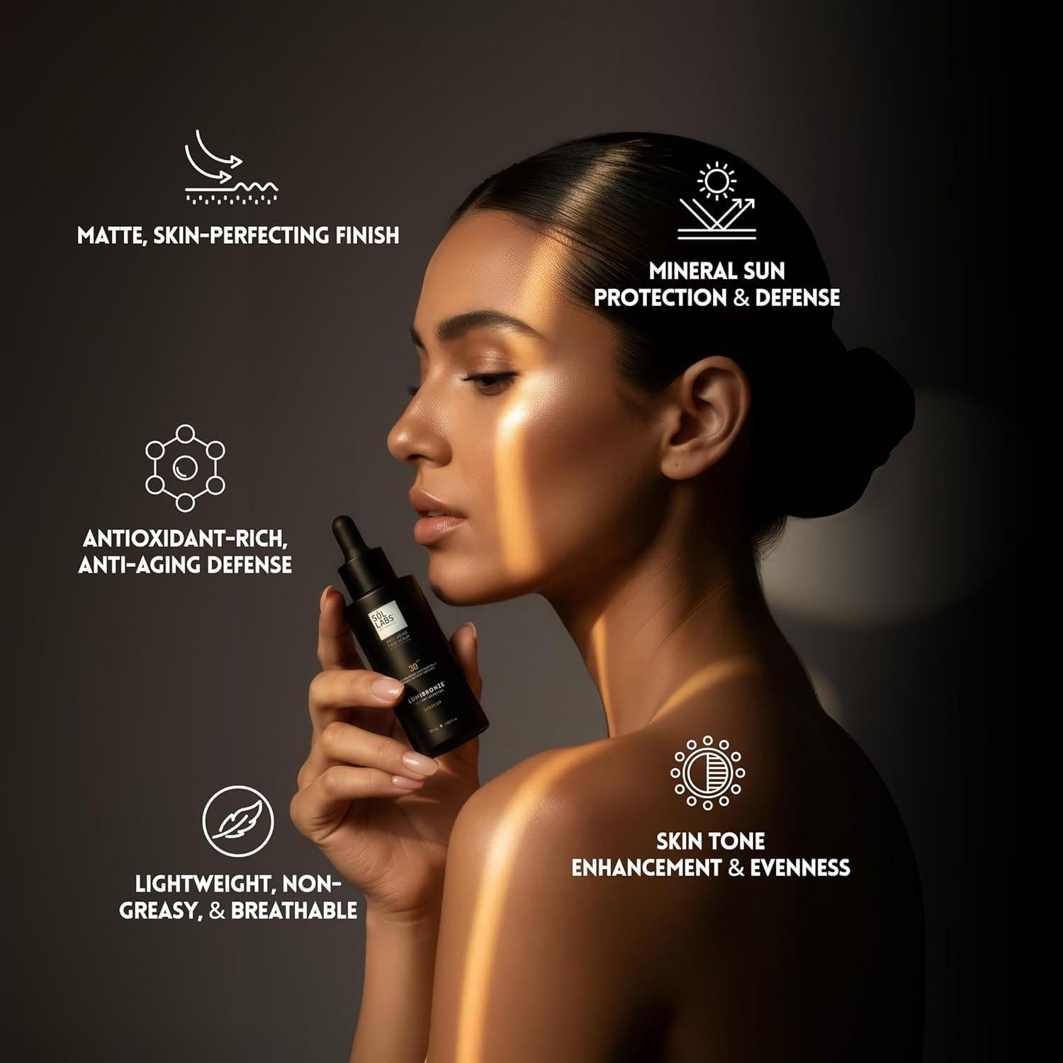 Suero Tinte Bronceador LUMIBRONZE SPF 30 - 50ml