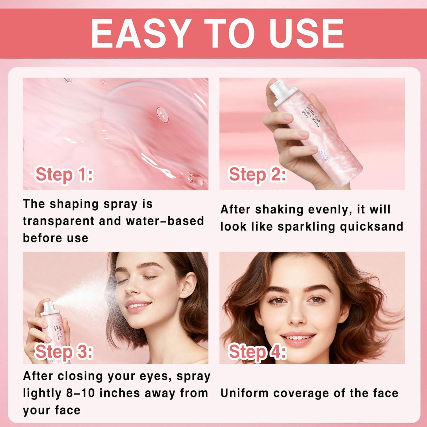 Spray Fijador de Maquillaje PERVALA 113.4 ml Hidratante Brillante