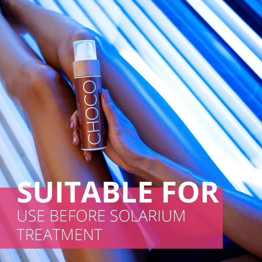 Paquete COCOSOLIS Aceite Bronceador Choco y Loción Brillante