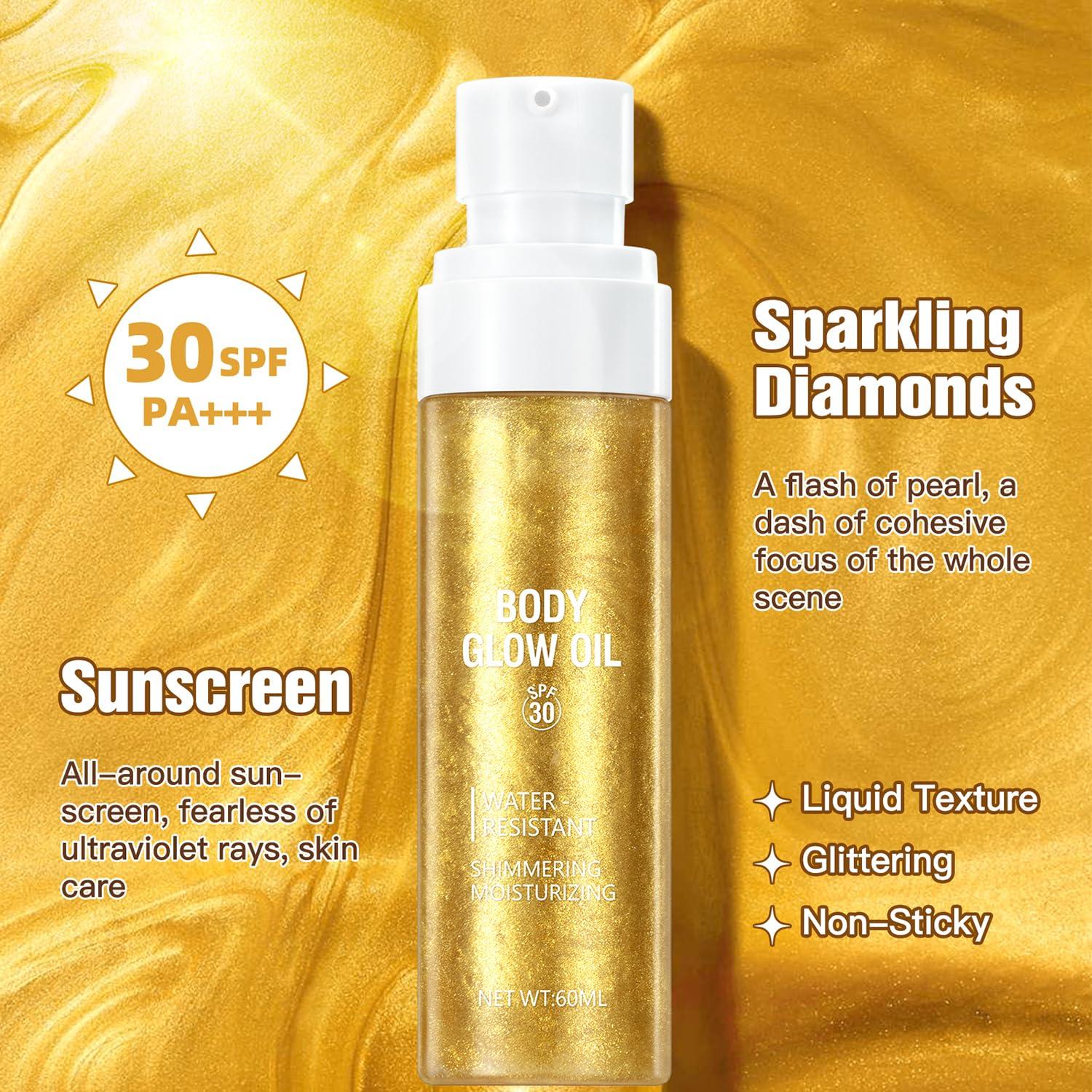 Aceite Brillante Corporal Lezero con SPF 30 - 86 g