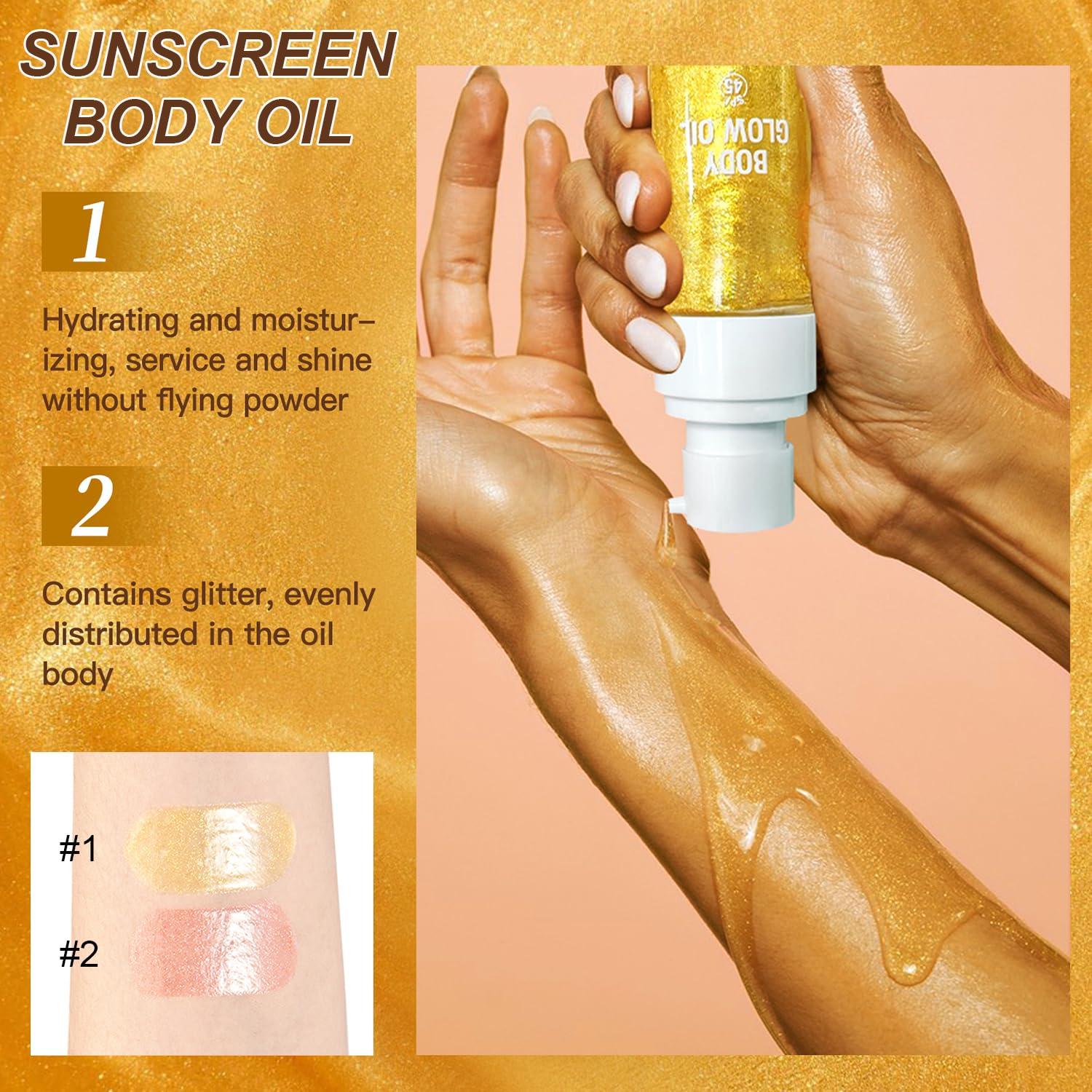 Aceite Brillante Corporal Lezero con SPF 30 - 86 g