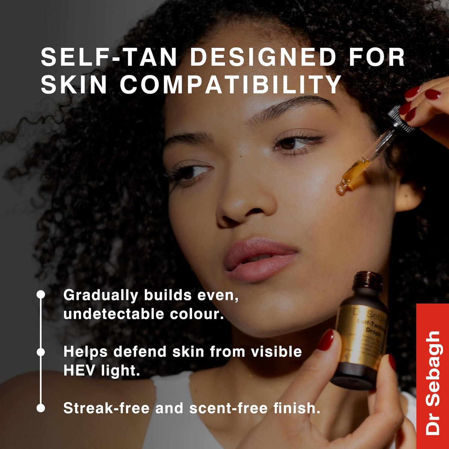 Gotas Autobronceadoras Dr Sebagh 20 ml - Bronceado Facial Natural