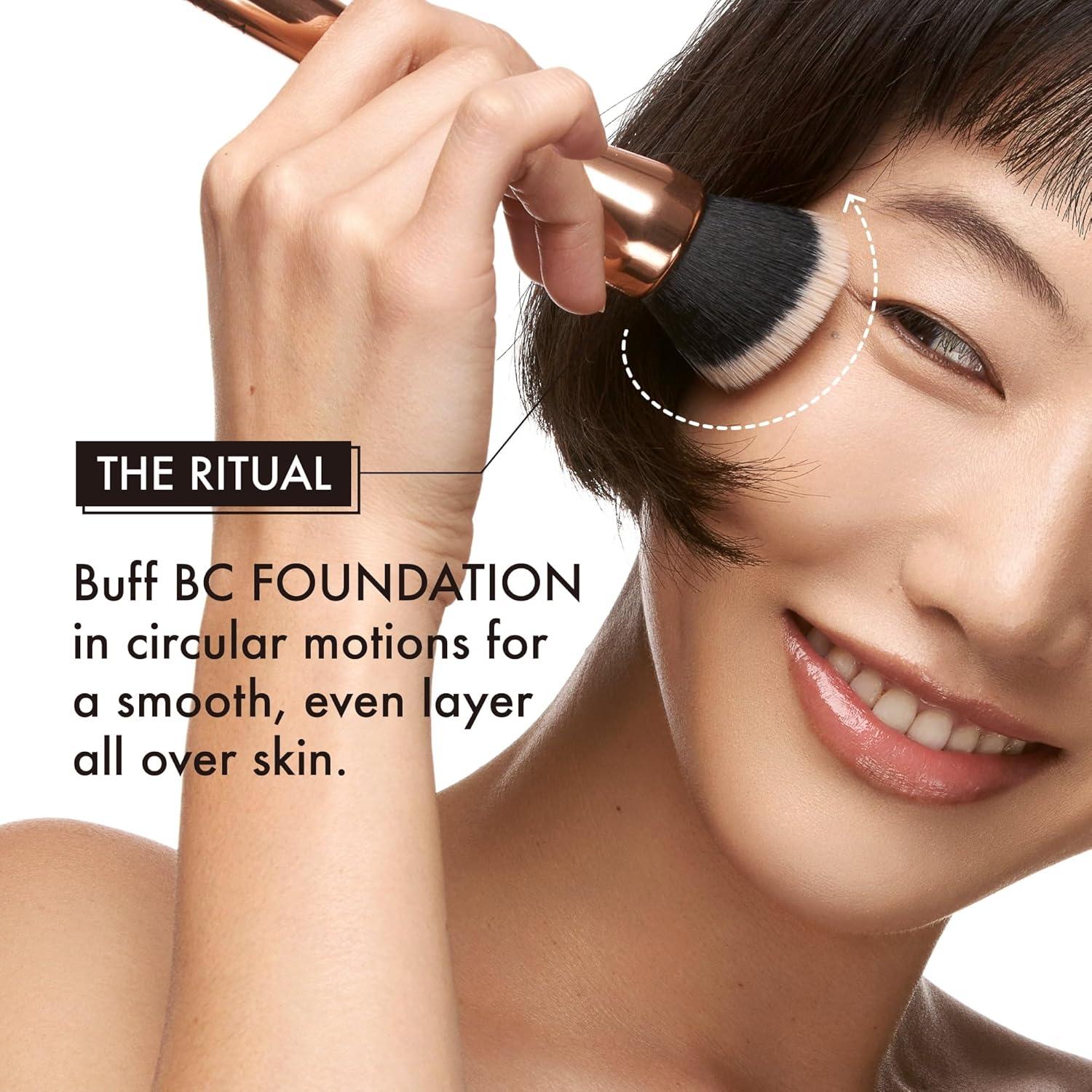 Pincel Kabuki Angulado YENSA para Base de Maquillaje 16.5 cm