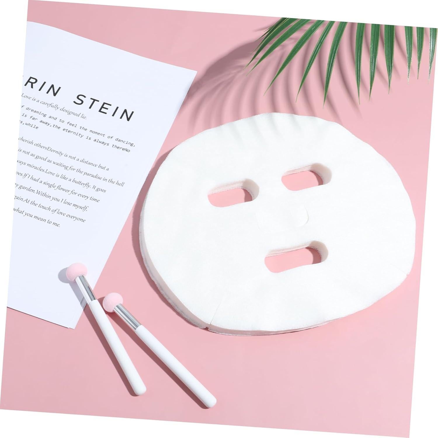 Mascarillas Faciales de Algodón FRCOLOR 100 Pcs 16x8 cm