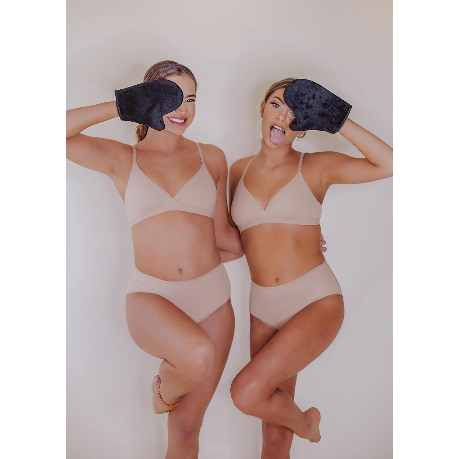 Kit de Bronceado Bronze Cactus - Mitón Aplicador y Exfoliante