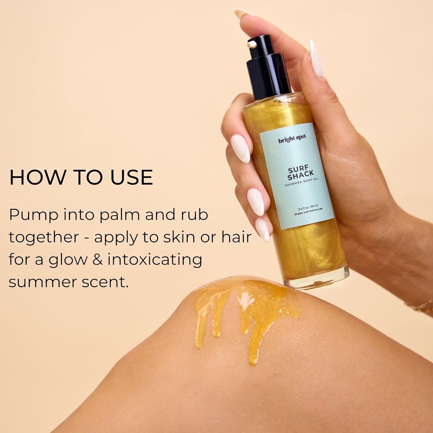 Aceite Iluminador Corporal y Capilar Bright Spot 100ml - Surf Shack Coco