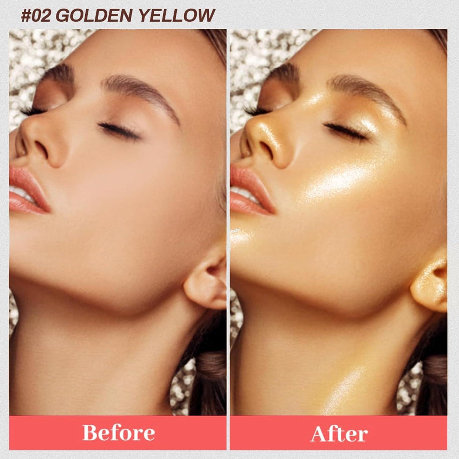 Aceite Brillante Corporal MEICOLY 104.87ml Amarillo Dorado