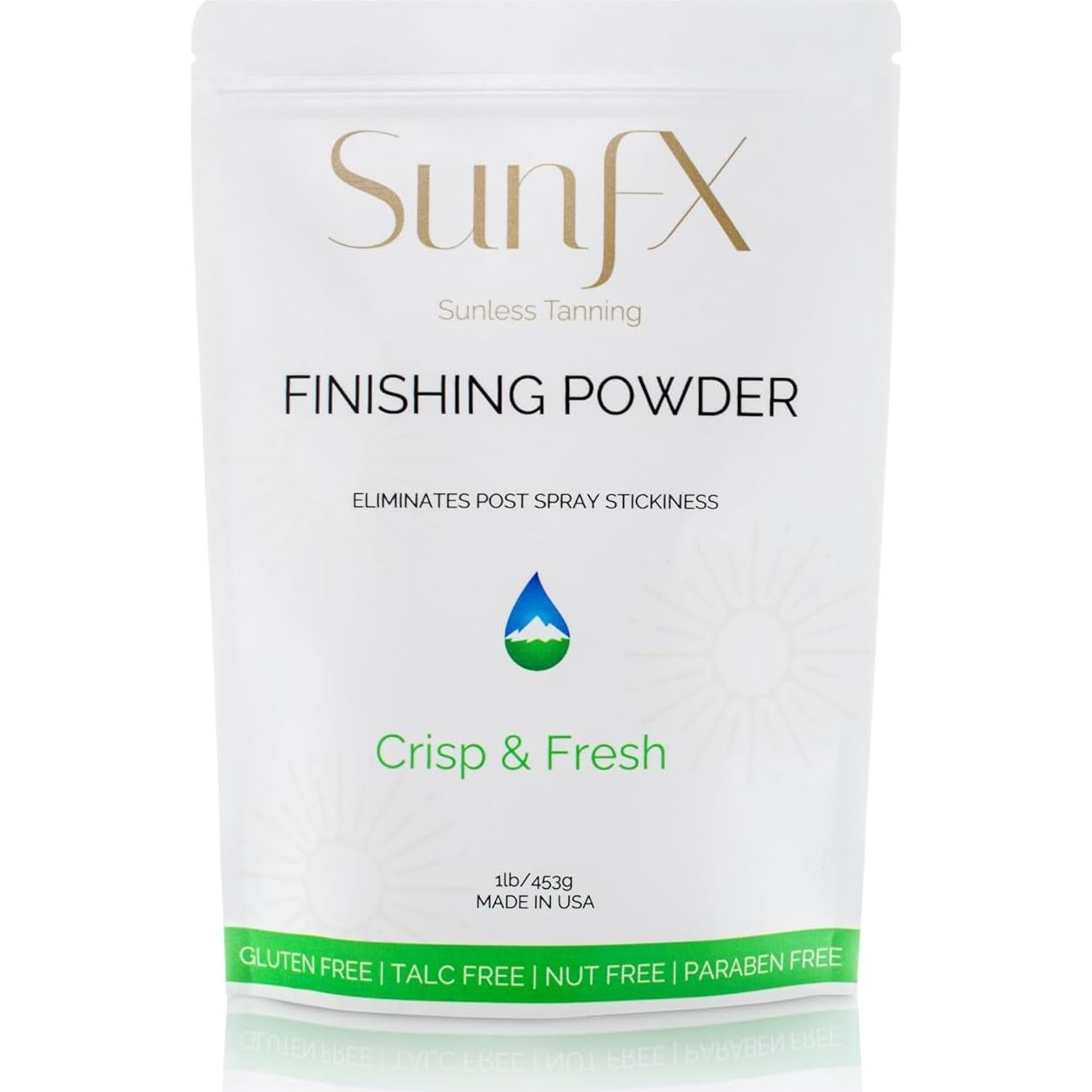 Polvo Acabado SunFX 454g + Brocha Grande Profesional