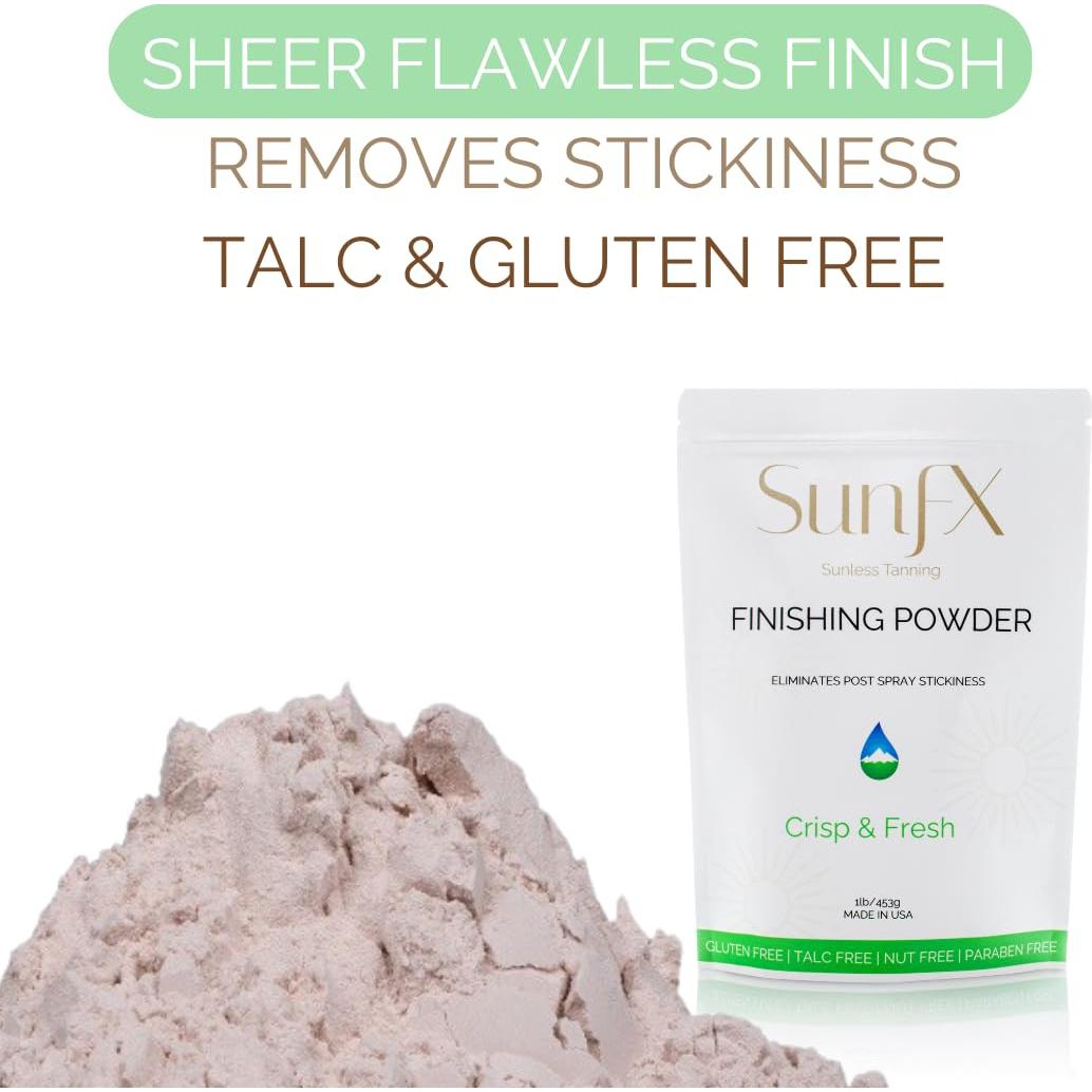 Polvo Acabado SunFX 454g + Brocha Grande Profesional