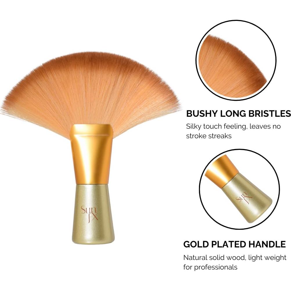 Polvo Acabado SunFX 454g + Brocha Grande Profesional