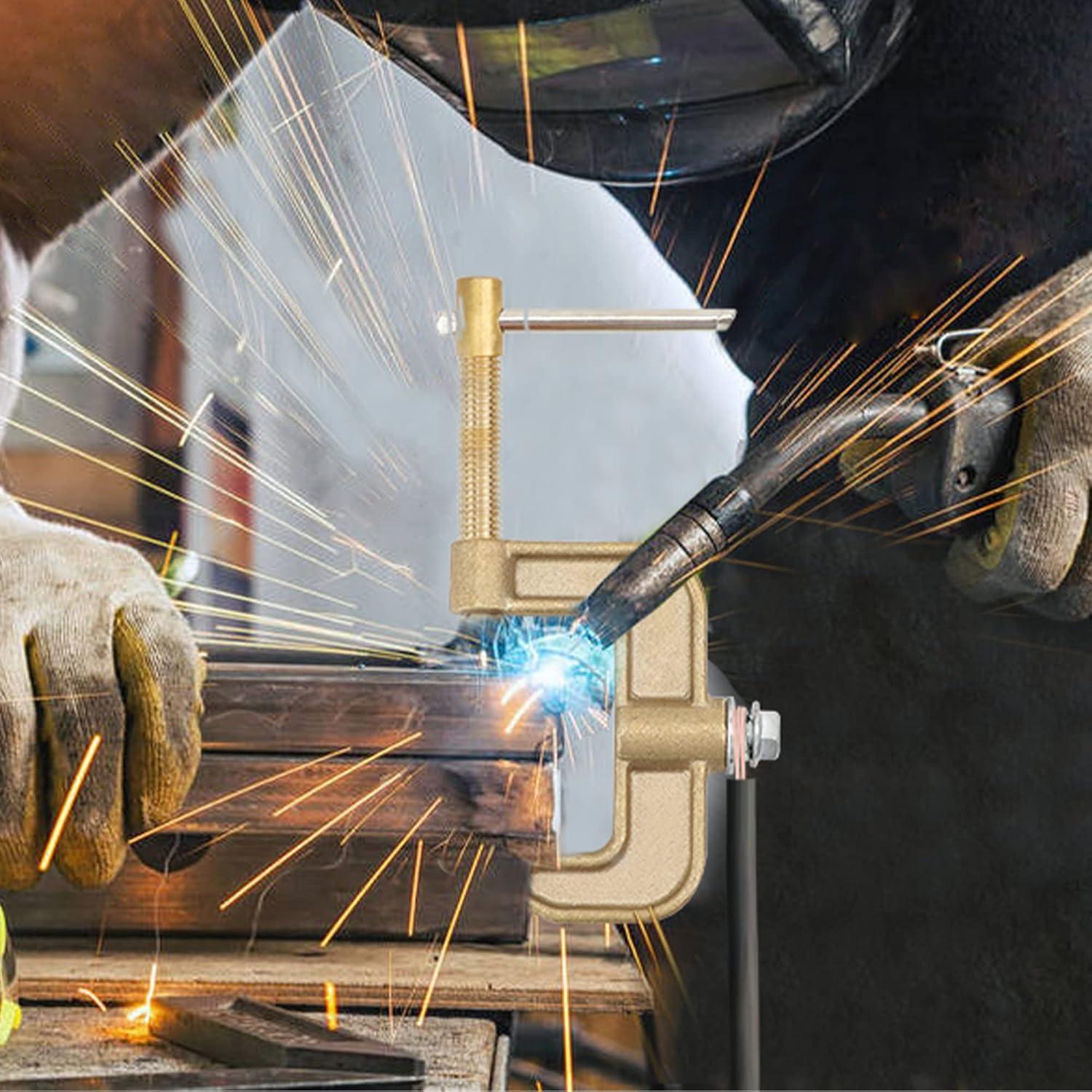 Pinza de Tierra Tyenaza 500A de Latón para Soldadura