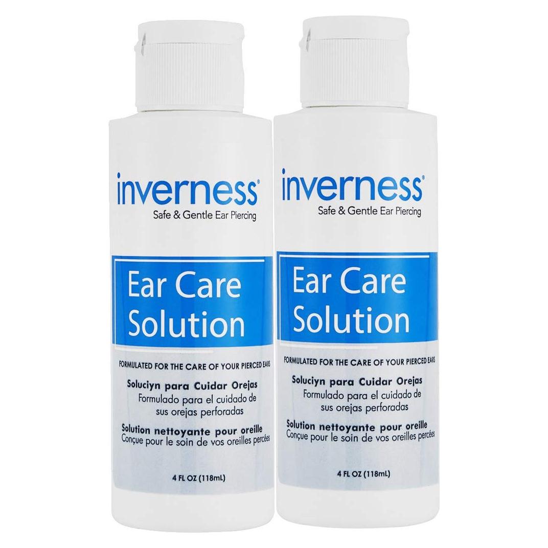 Solución Cuidado Orejas Piercing Inverness 2 Botellas 118 ml