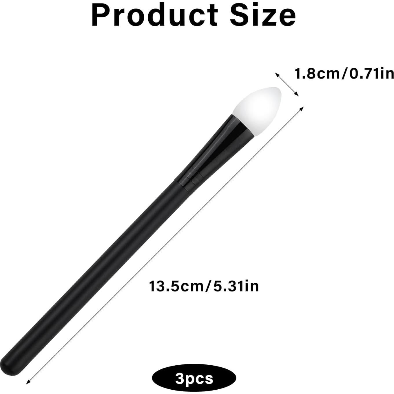 Set de 3 Aplicadores de Maquillaje de Silicona Hariendny