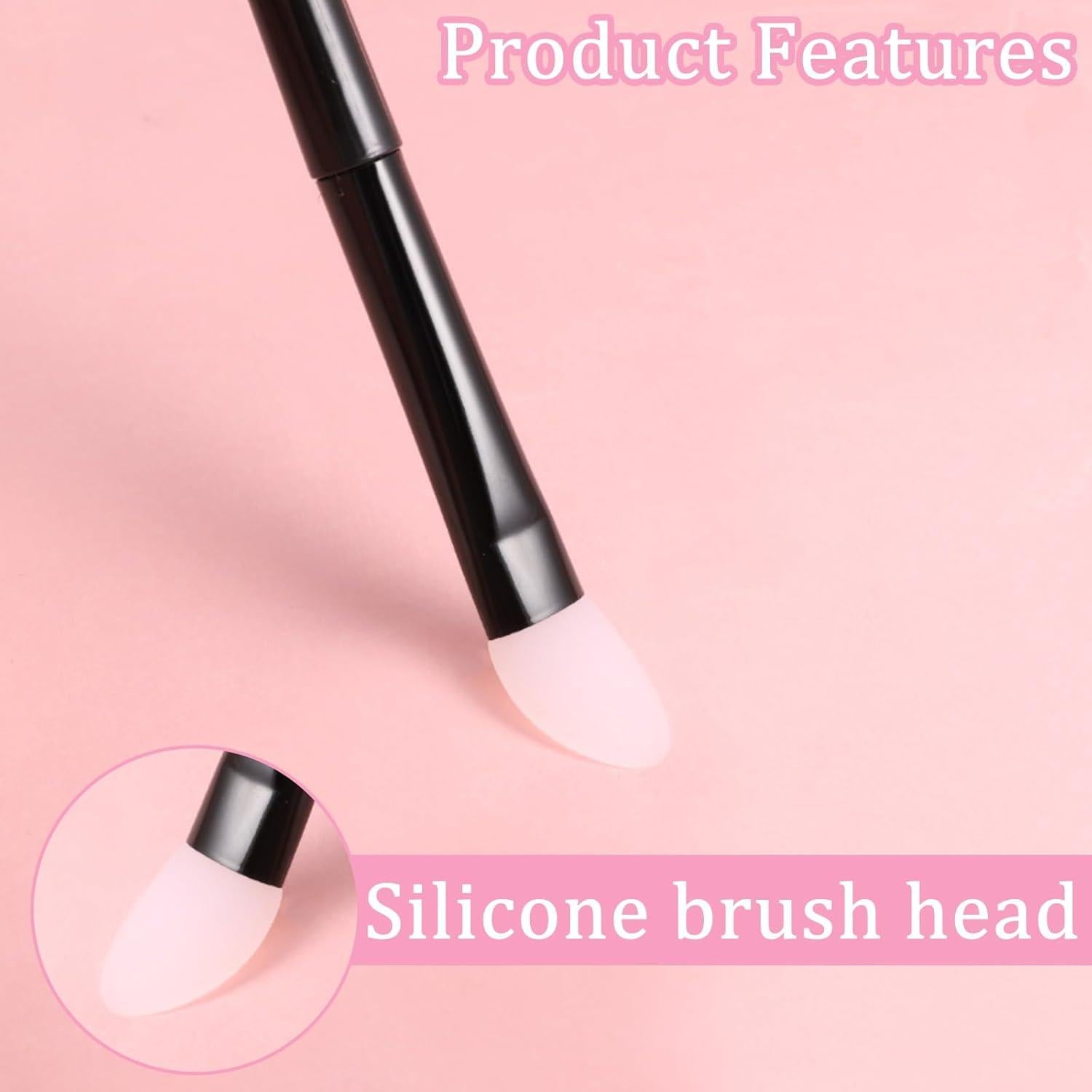 6 Piezas Brochas de Sombra de Ojos de Silicona Molain