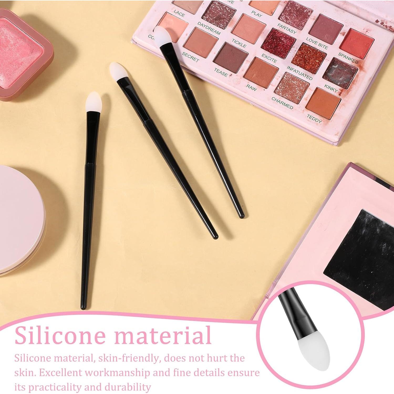 6 Piezas Brochas de Sombra de Ojos de Silicona Molain