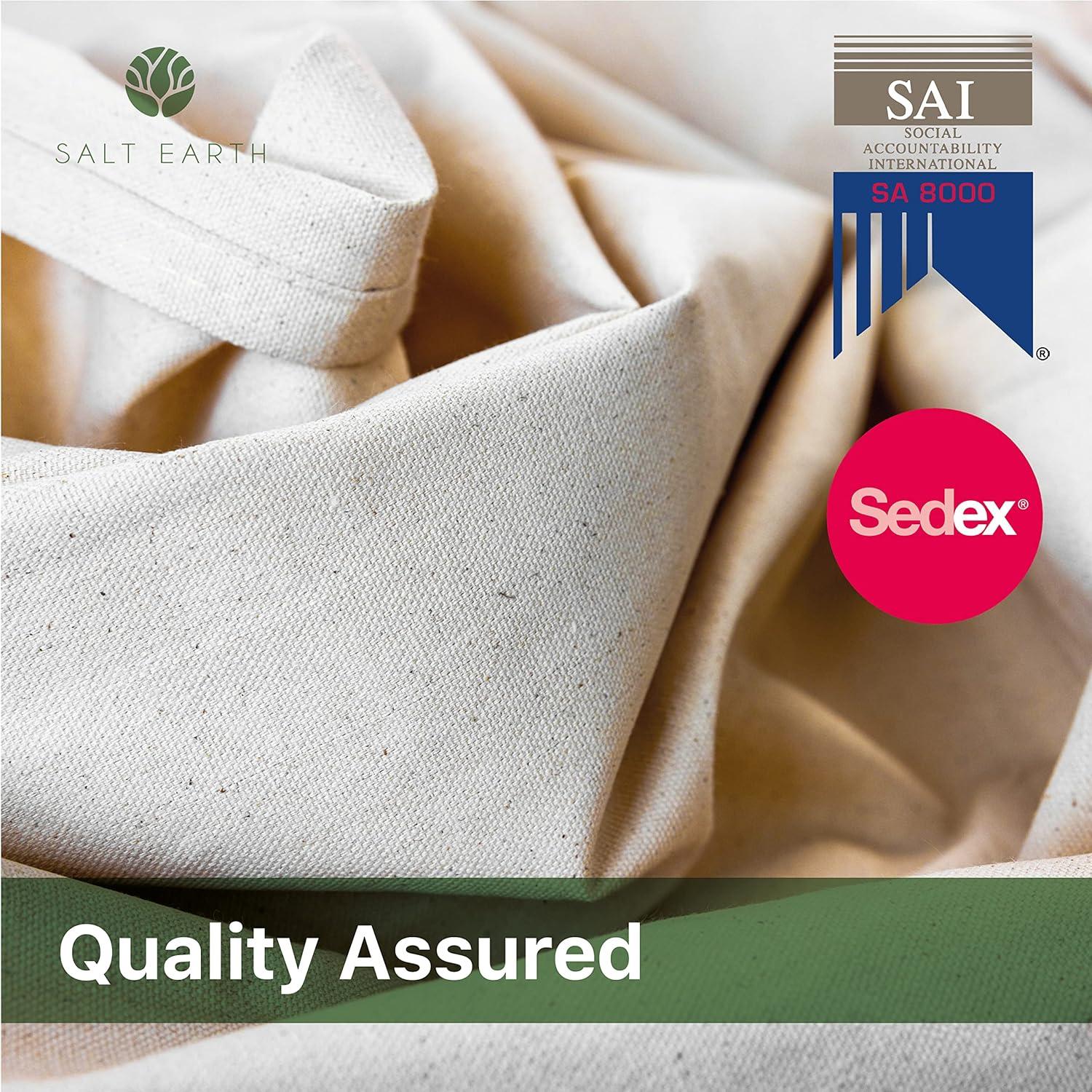 Lona de Goteo Salt Earth 1.83x2.74m Algodón Reutilizable