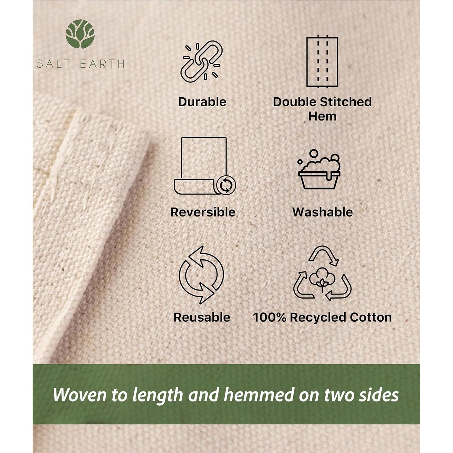 Lona de Goteo Salt Earth 1.83x2.74m Algodón Reutilizable