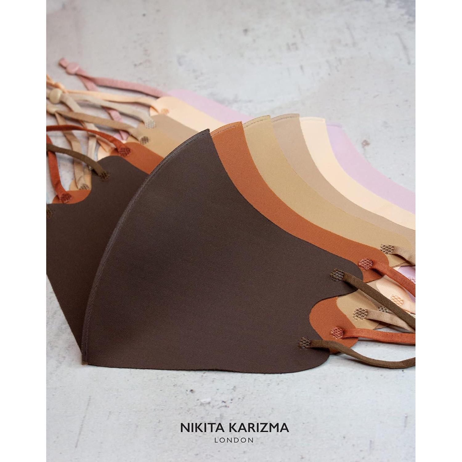 KARIZMA Mascarillas de Tela Suaves Reutilizables 6 Piezas Tonos Tierra