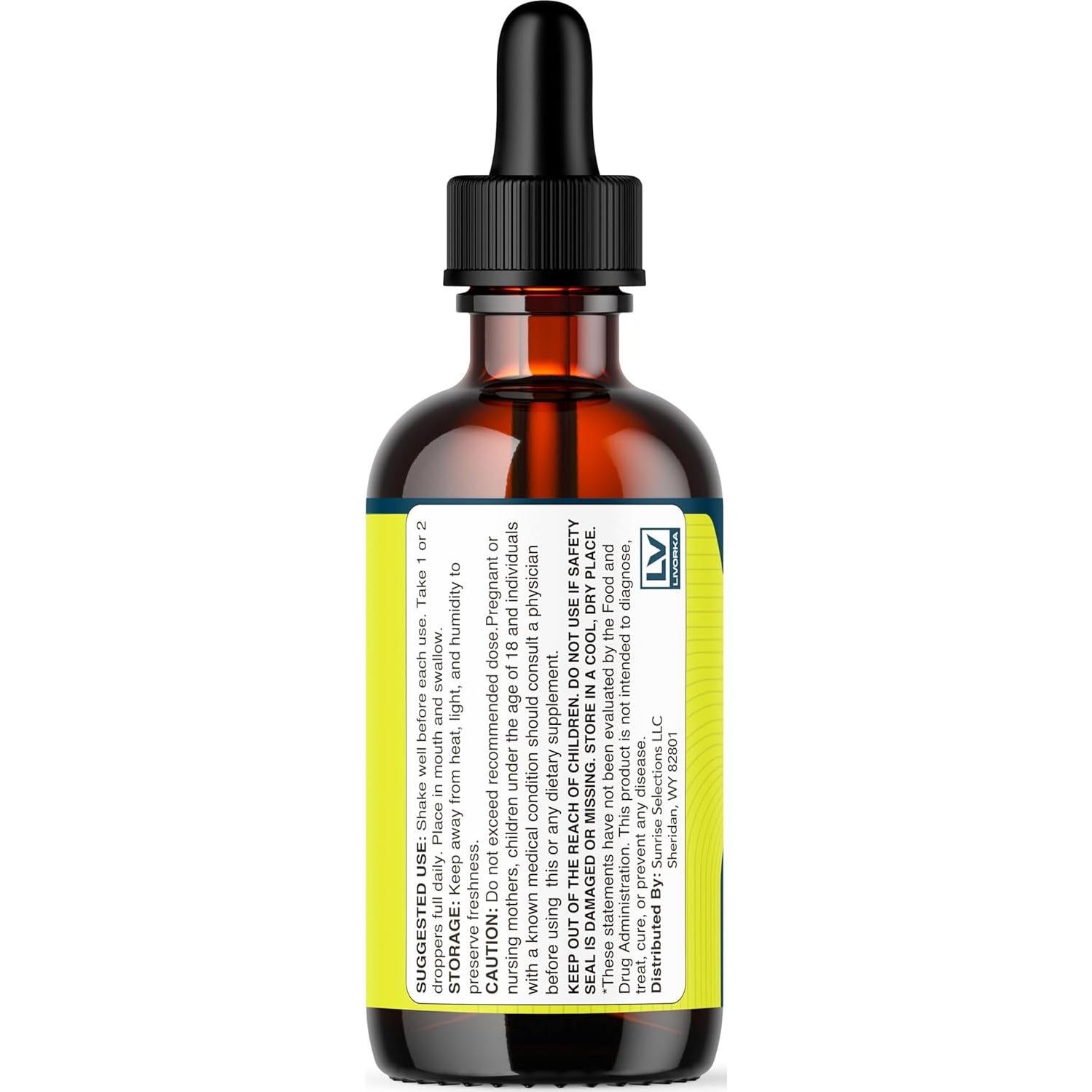 Gotas LipoBoost LIVORKA - 3 Botellas de 30 ml para Salud