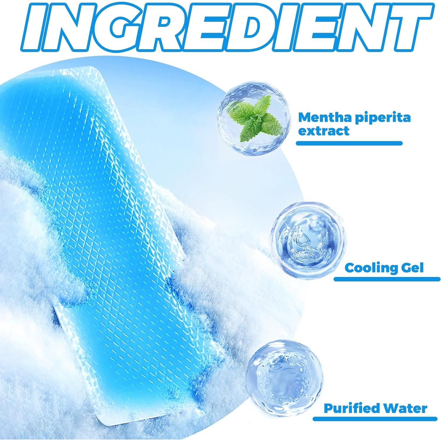 Parches de Gel Refrigerante COZEOA - Alivio Fiebre y Dolores