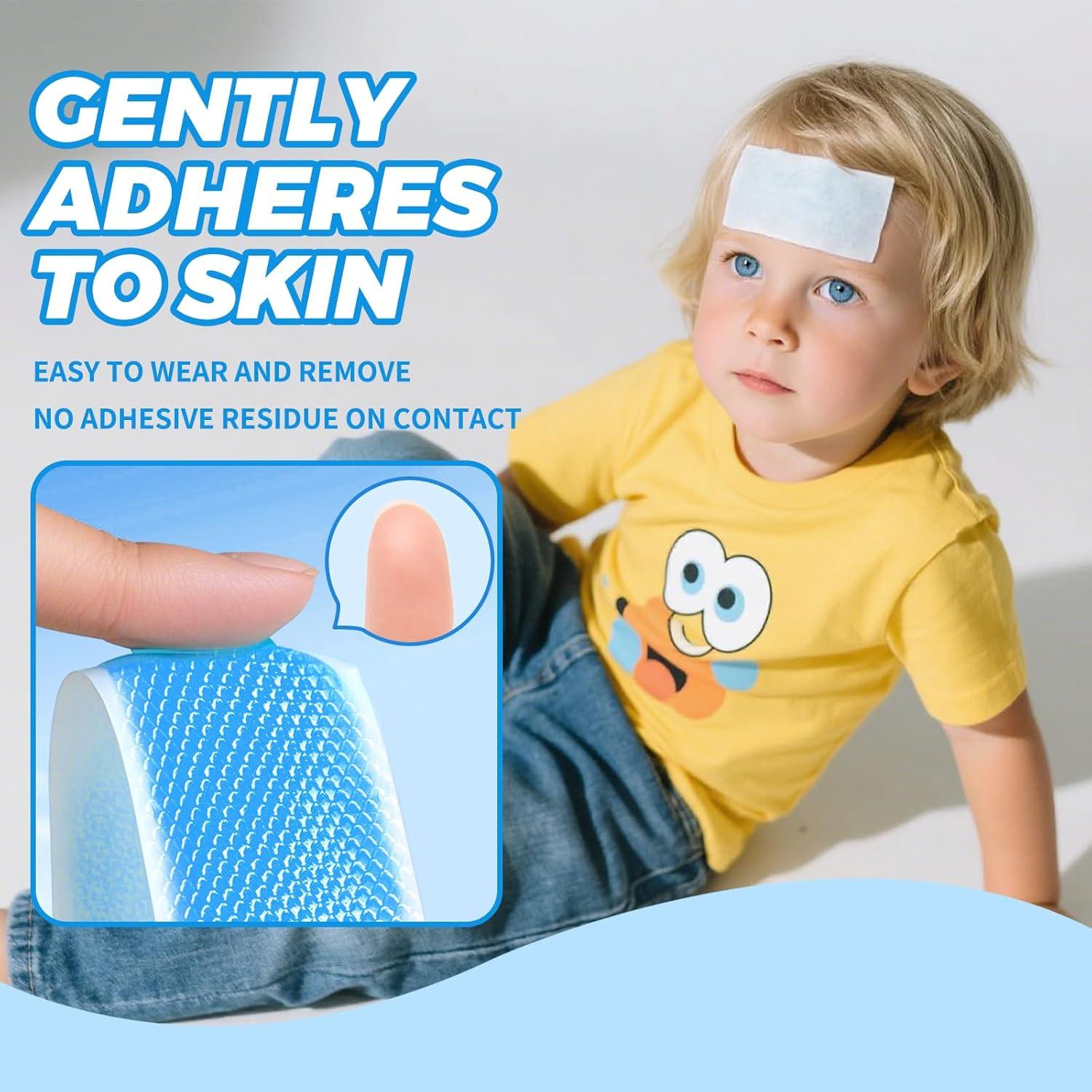 Parches de Gel Refrigerante COZEOA - Alivio Fiebre y Dolores