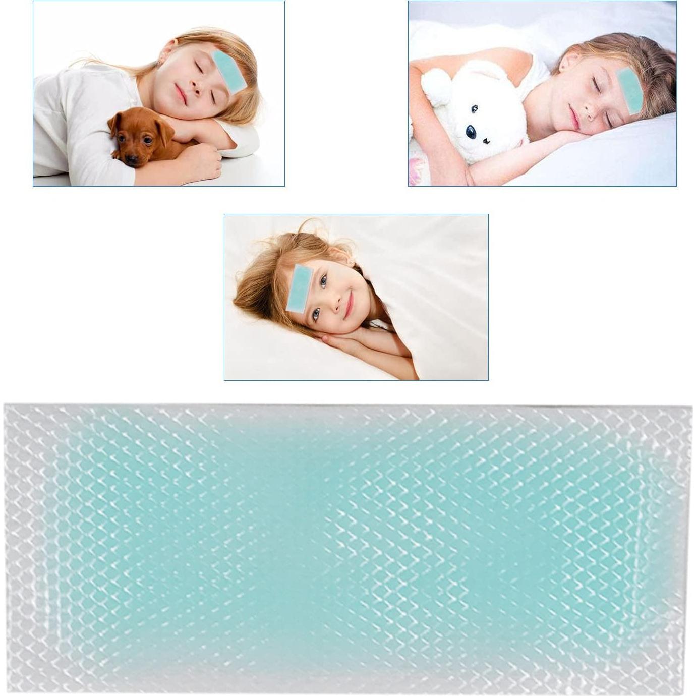 60 Pcs Parche de Gel Refrigerante Peixiong 5x12 cm Alivio Dolor