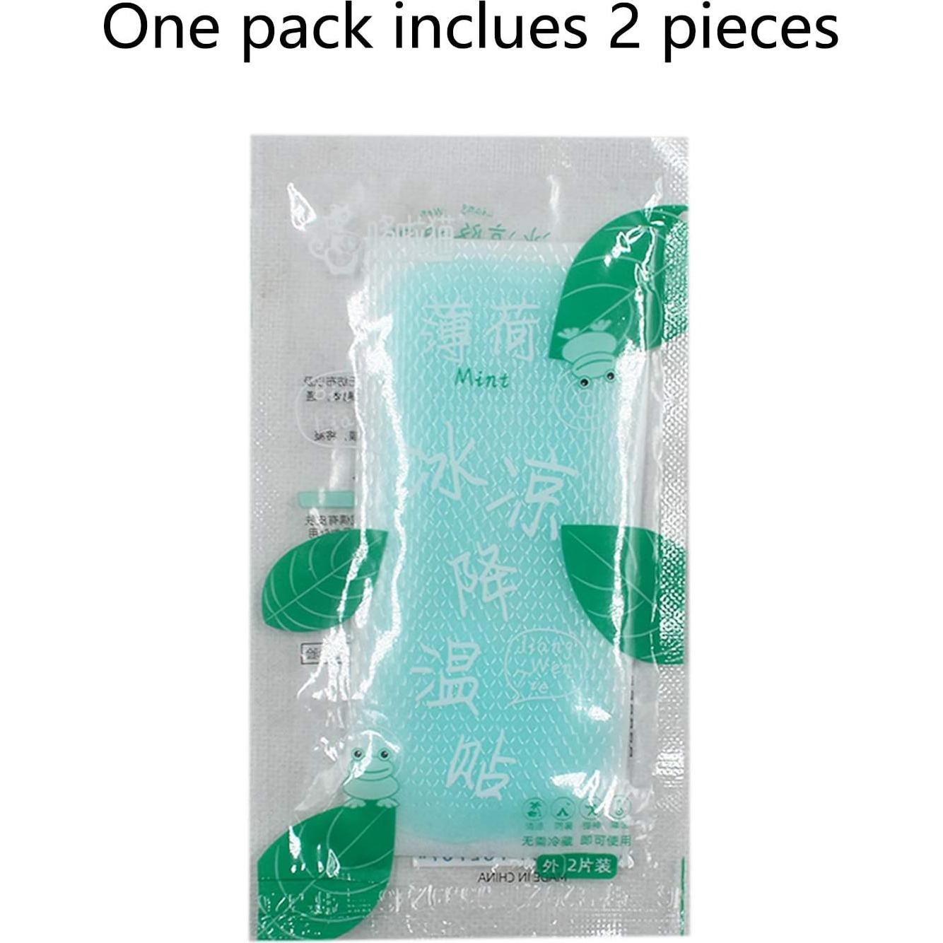 60 Pcs Parche de Gel Refrigerante Peixiong 5x12 cm Alivio Dolor