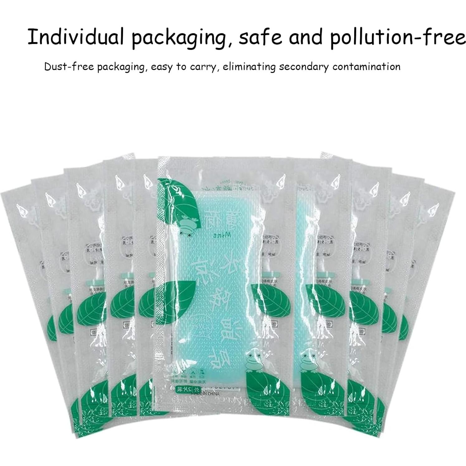 40 Parches de Gel Refrigerante Alivio Dolor Cabeza Alovexiong