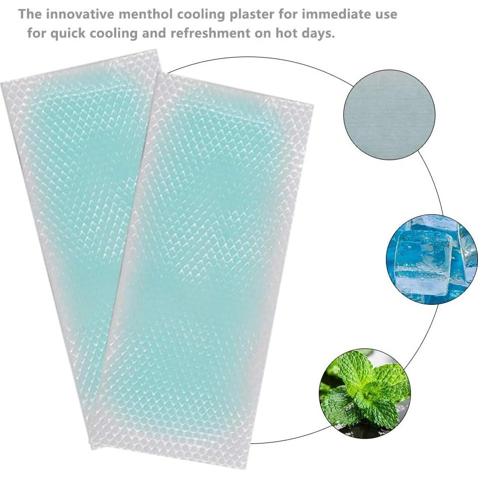 40 Parches de Gel Refrigerante Alivio Dolor Cabeza Alovexiong