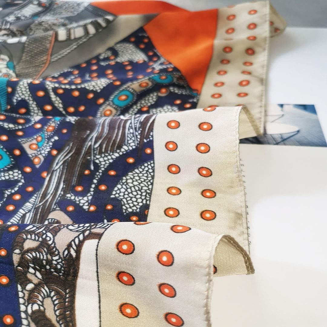 Bufanda Cuadrada de Seda FONYVE 70x70 cm para Mujeres